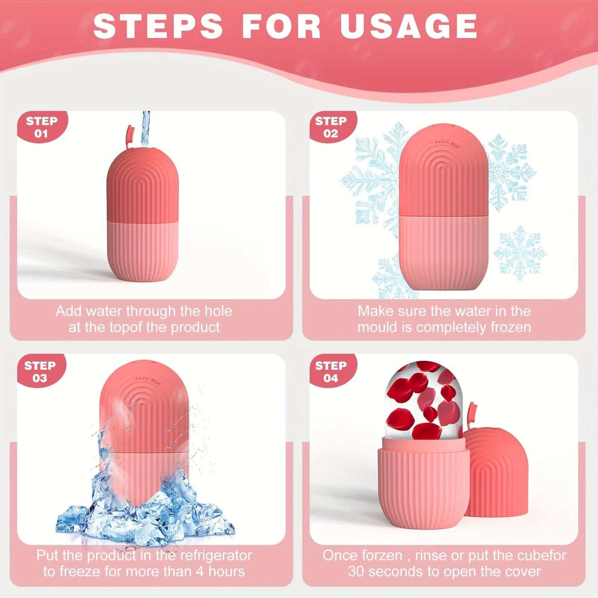 Silicone Facial Ice Roller