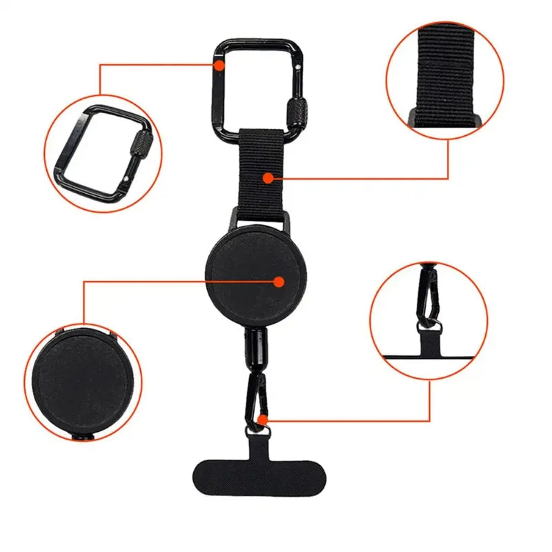 Anti-Theft Retractable Phone Strap