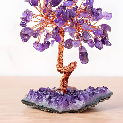 Amethyst Crystal Money Tree