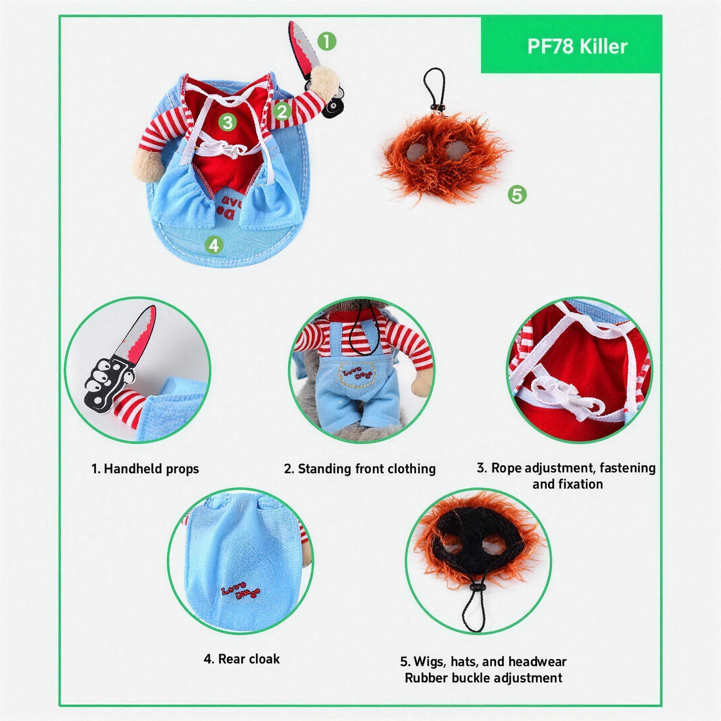 Spooky Doll Pet Costume