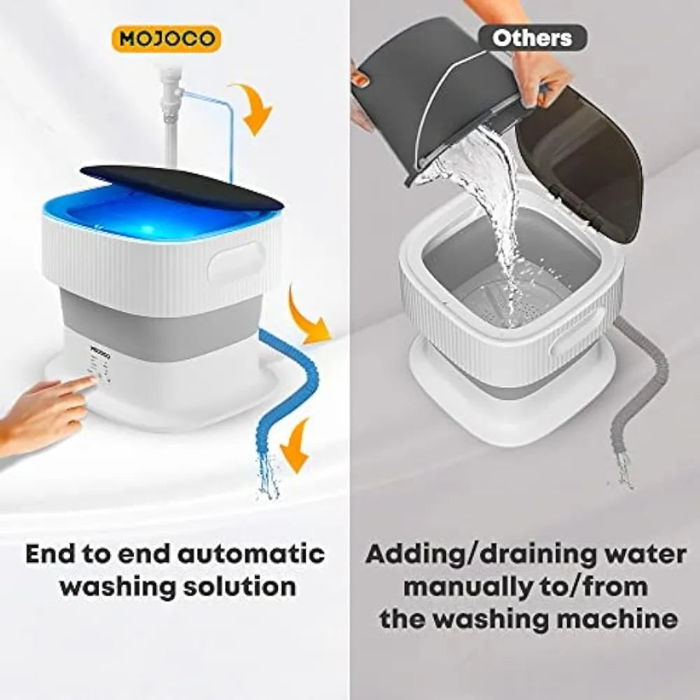Portable Foldable Mini Washing Machine for Delicates
