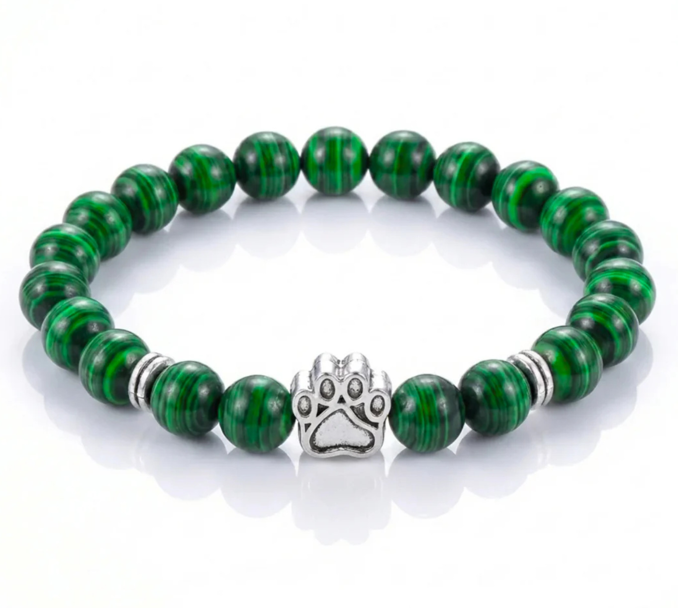 Dog Paw Bead Bracelet