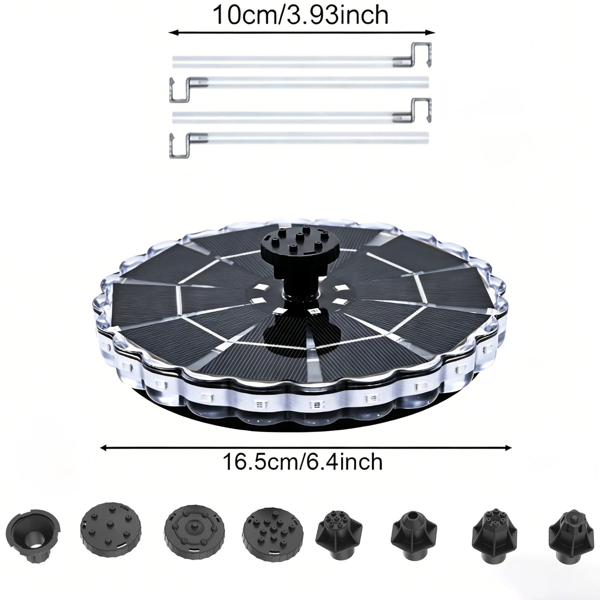 Outdoor Solar Fountain for Garden