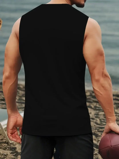 Men's Tank Top Sets 2026 Summer Quick drying Sportswear Breathable  crewneck beach seaside running oversize sports two-piece