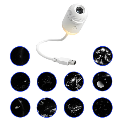 USB Star Projector With Slide Discs
