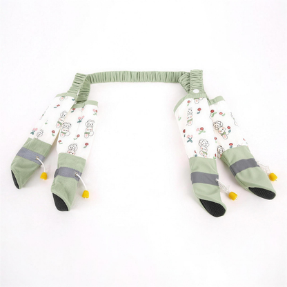 Waterproof Dog Leg Pants With Shoes