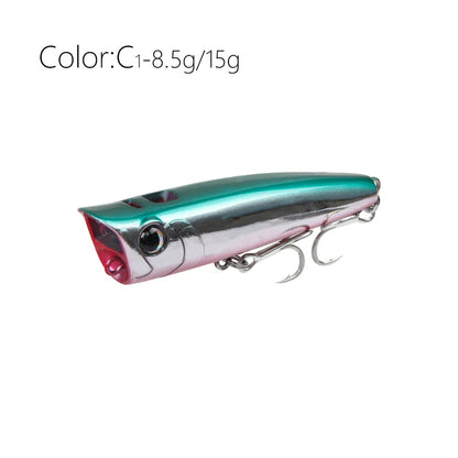 Popper Fishing Lure Hard Bait 8.5-30g