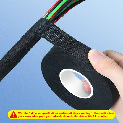 iLMH High Temperature Wire Harness Cloth Tape Automotive Cable Loom Heatproof Fabric Adhesive Tape, Engine Electrical Insulation