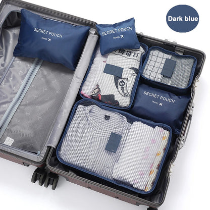 6 Pcs Travel Clothes Storage Bags