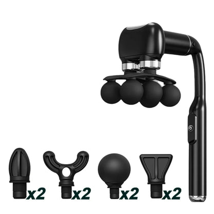 6-Heads Handhel Fascia Gun