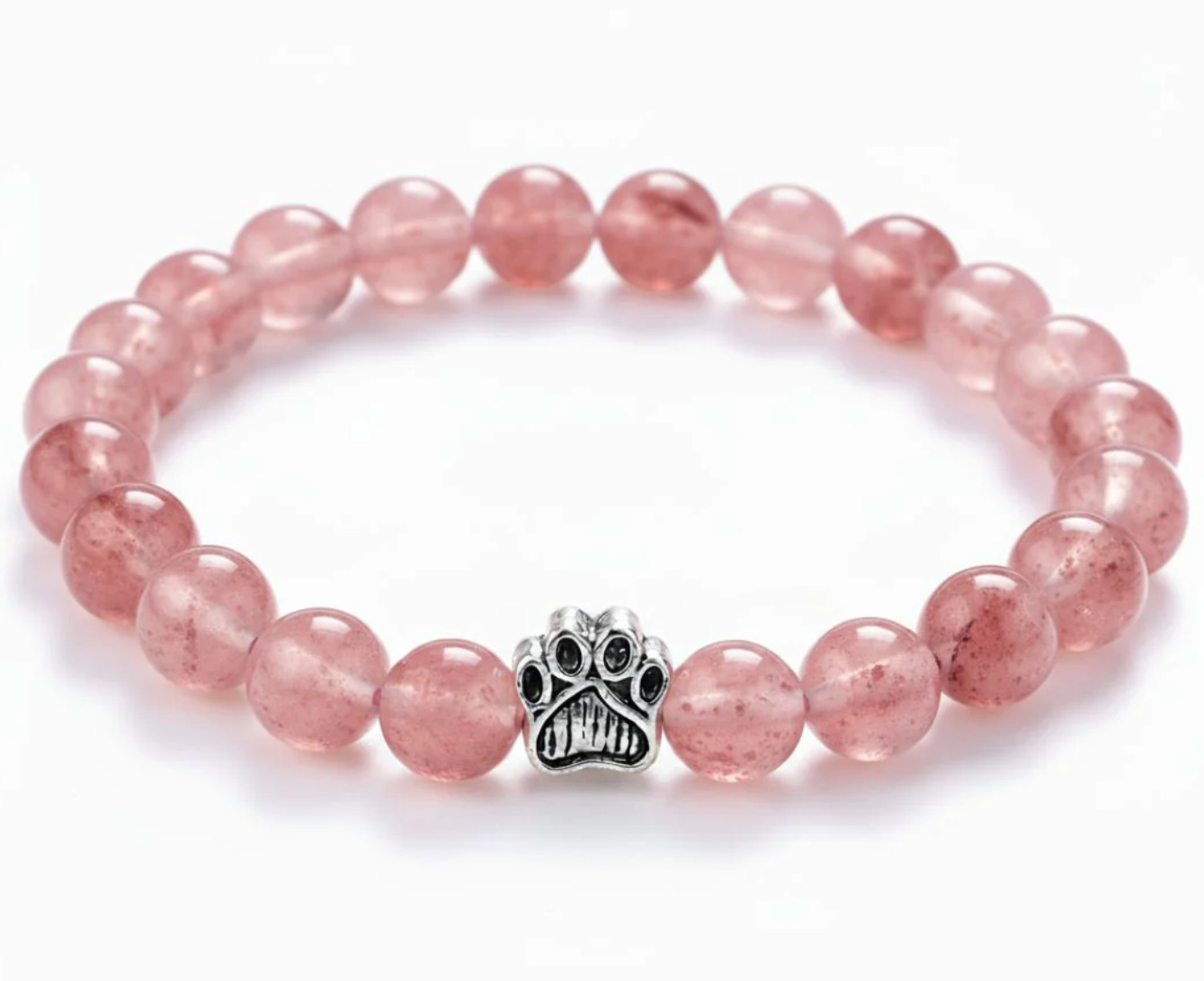 Dog Paw Bead Bracelet