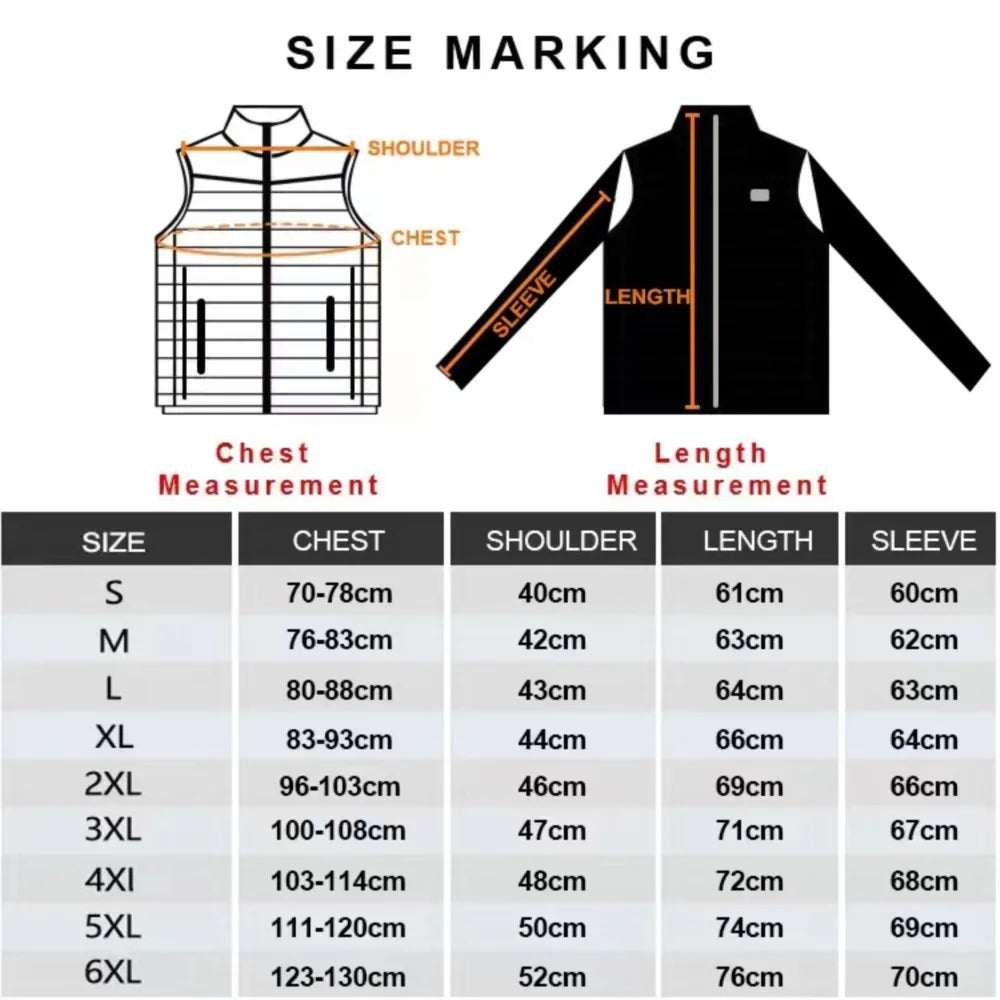 waterproof heated jacket with adjustable heat settings